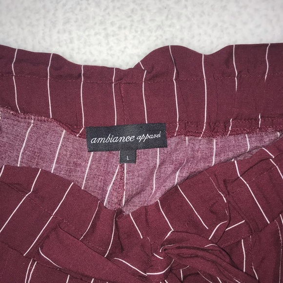 Red classy tye pants - Picture 2 of 4